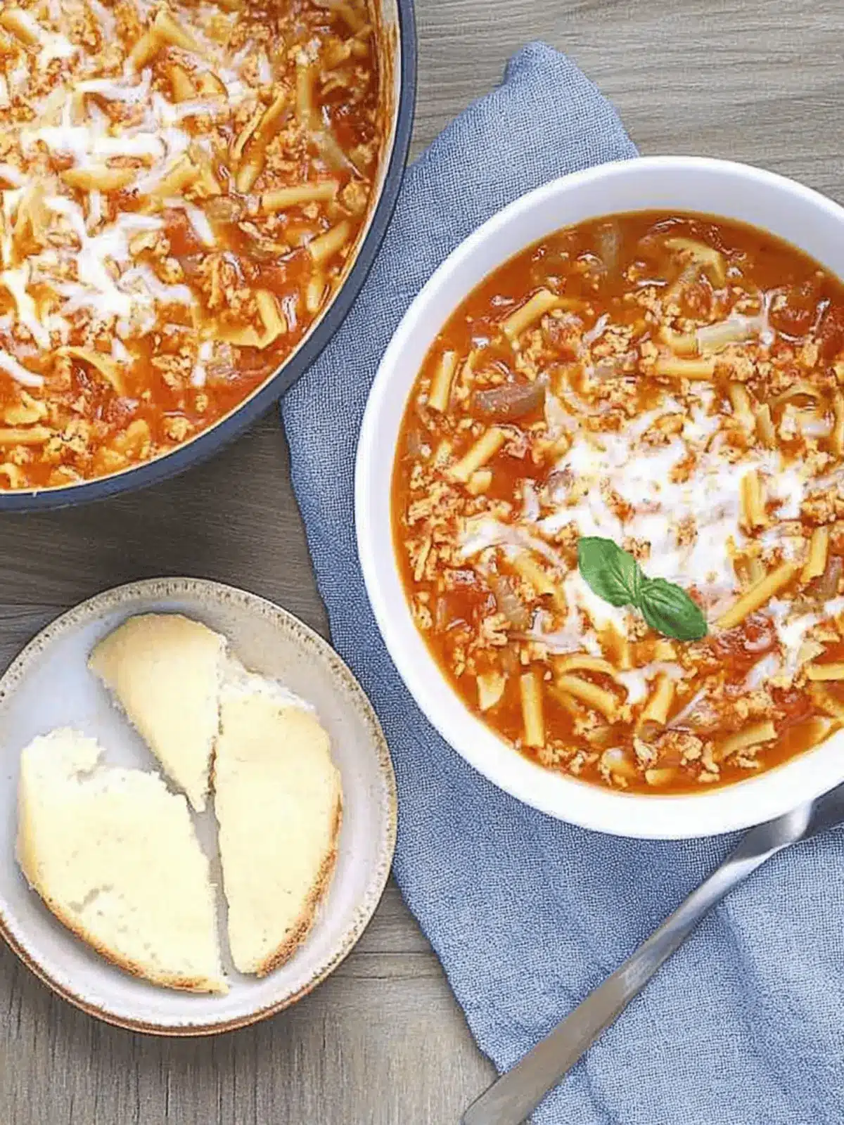 Slow Cooker Lasagna Soup