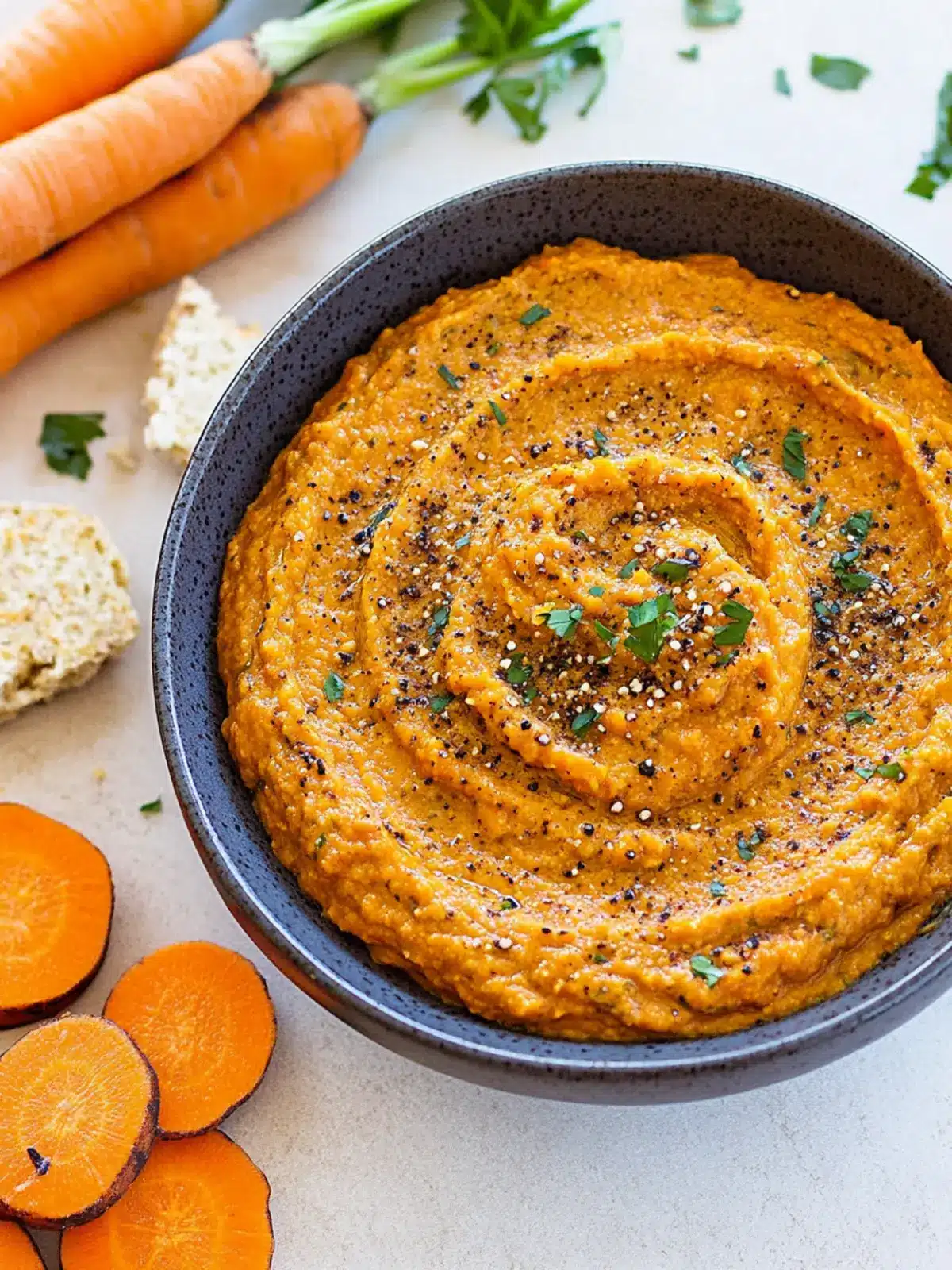 Easy Smoky Carrot Dip