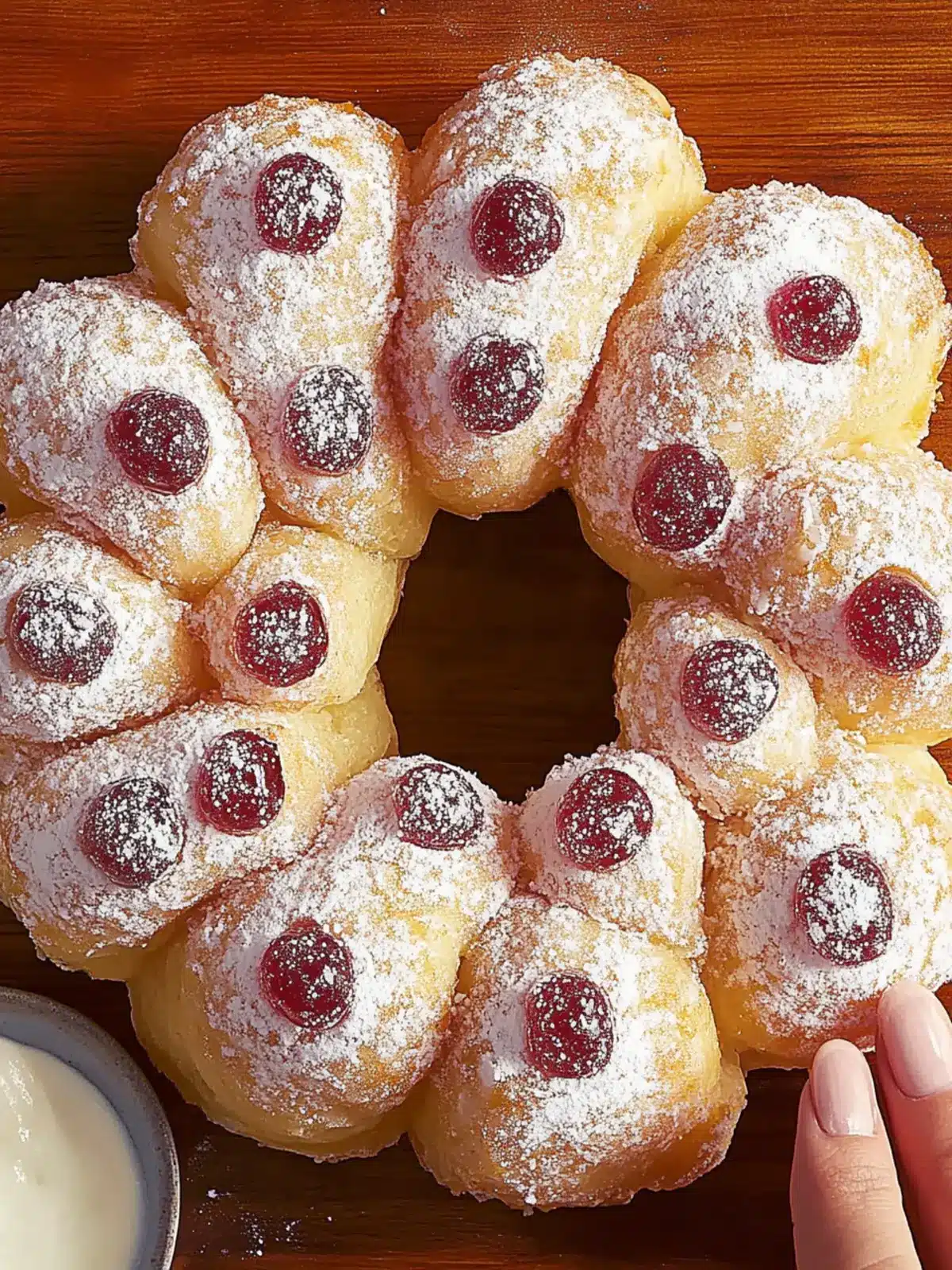 Pull-Apart Jelly Donut