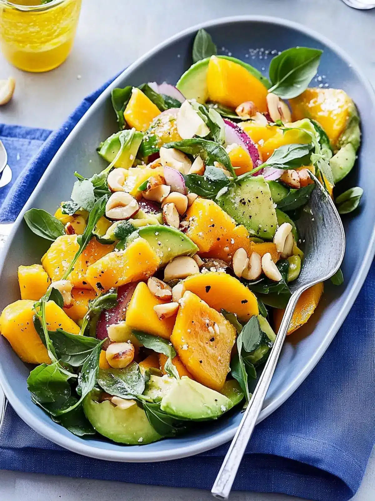 Juicy Mango, Avocado and Macadamia Salad for Summer Bliss 2 juicy mango, avocado and macadamia salad