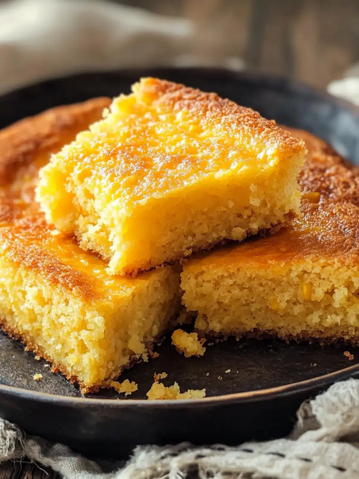 Easy Southern Cornbread with Buttermilk