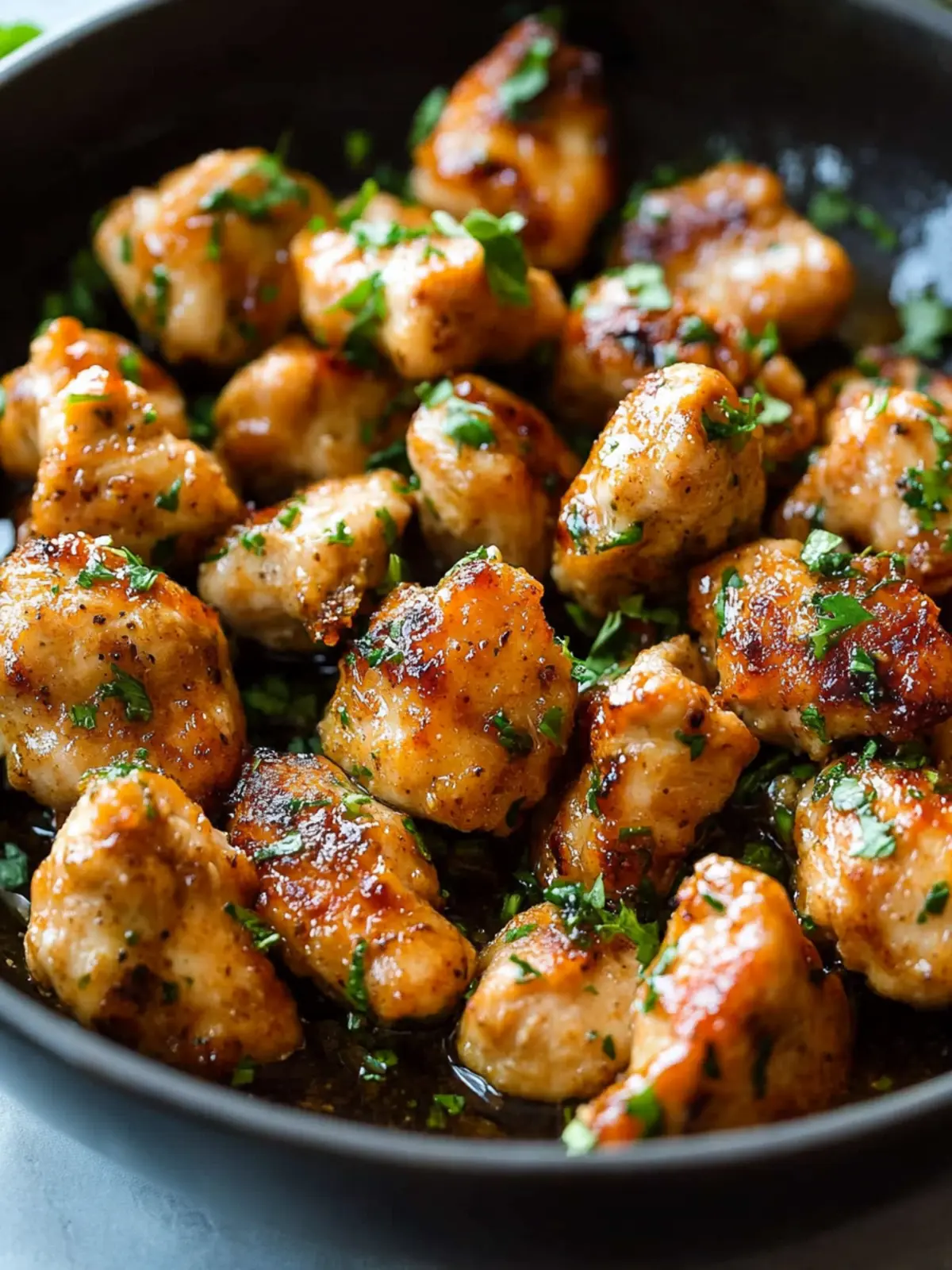 Garlic Butter Chicken Bites for a Quick Dinner Delight 3 Garlic Butter Chicken Bites