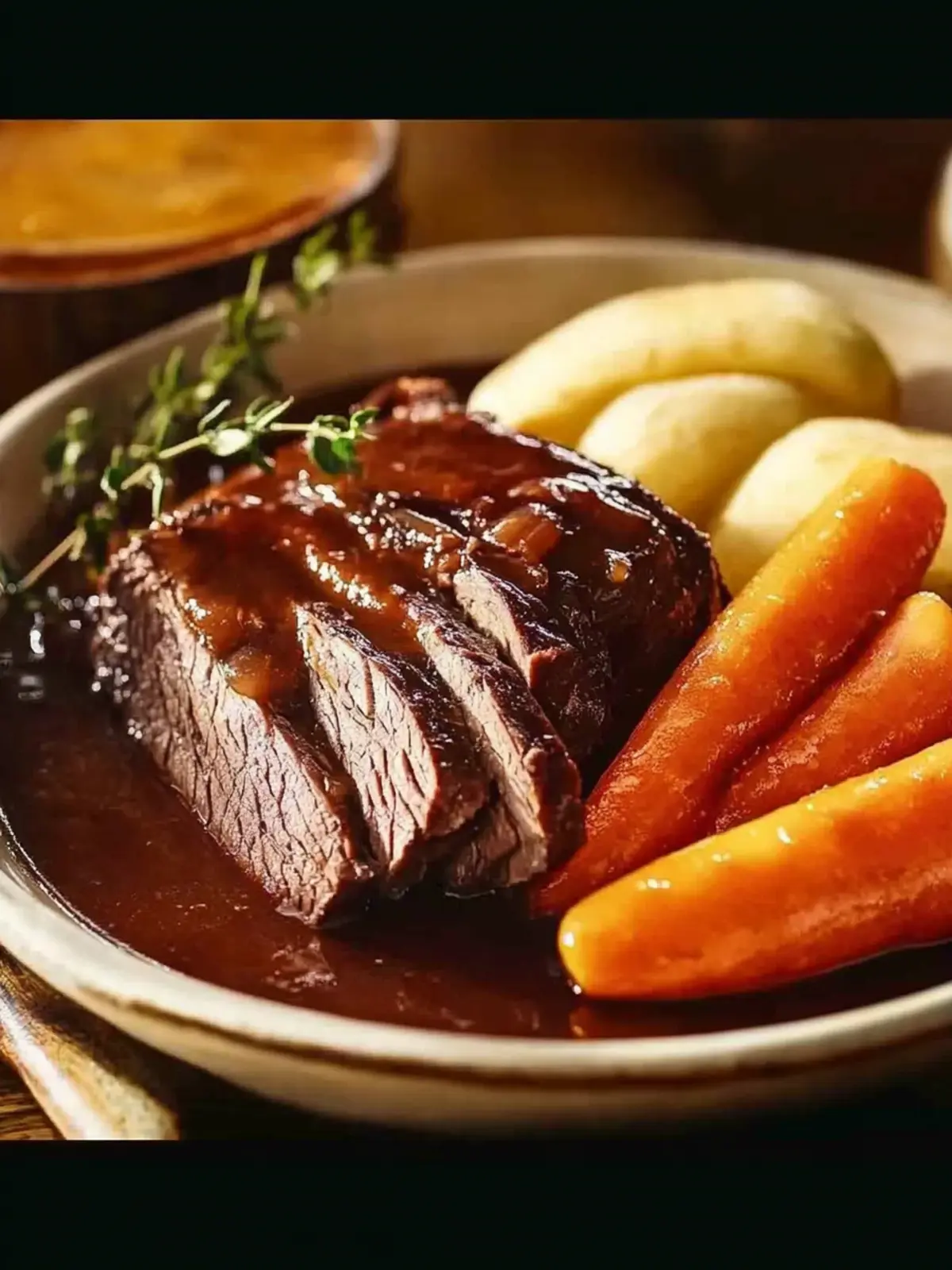 Classic Pot Roast with Gravy