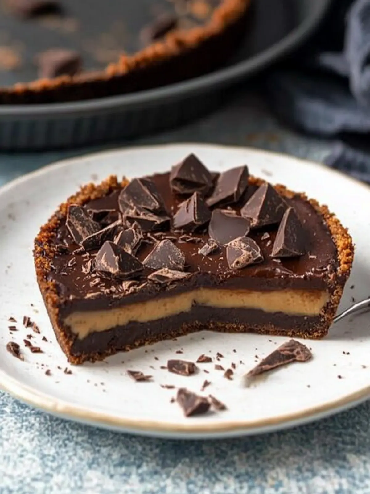 Decadent Vegan Chocolate Tart No-Bake Delight in 20 Minutes 2 Vegan Chocolate Tart (No-Bake)