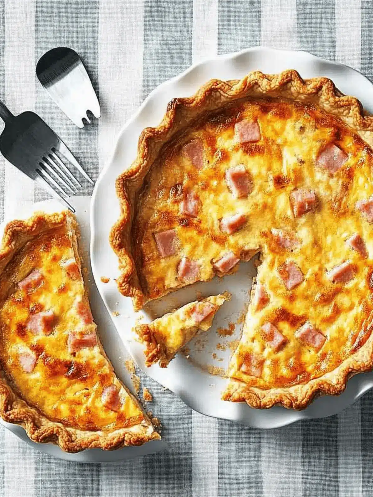Savory Ham and Cheese Quiche for Effortless Family Meals 3 Ham and Cheese Quiche