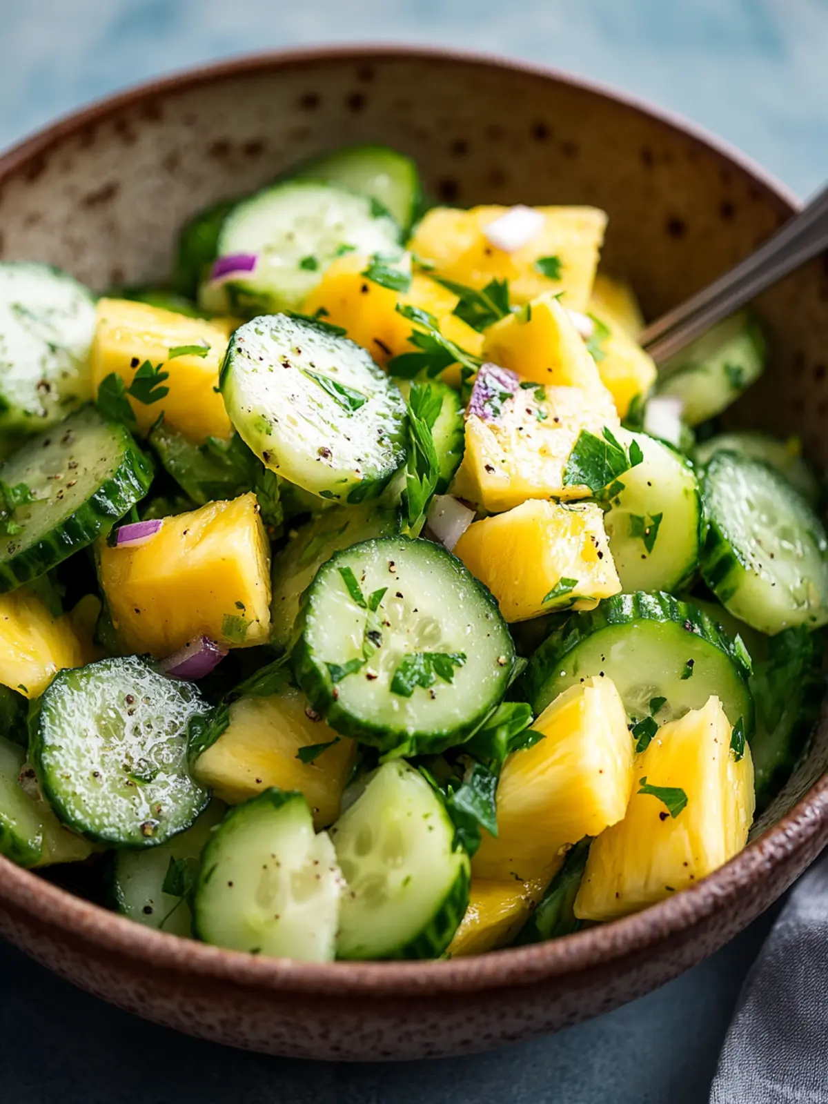 Pineapple Cucumber Salad: Your Tropical Escape in a Bowl 4 Pineapple Cucumber Salad