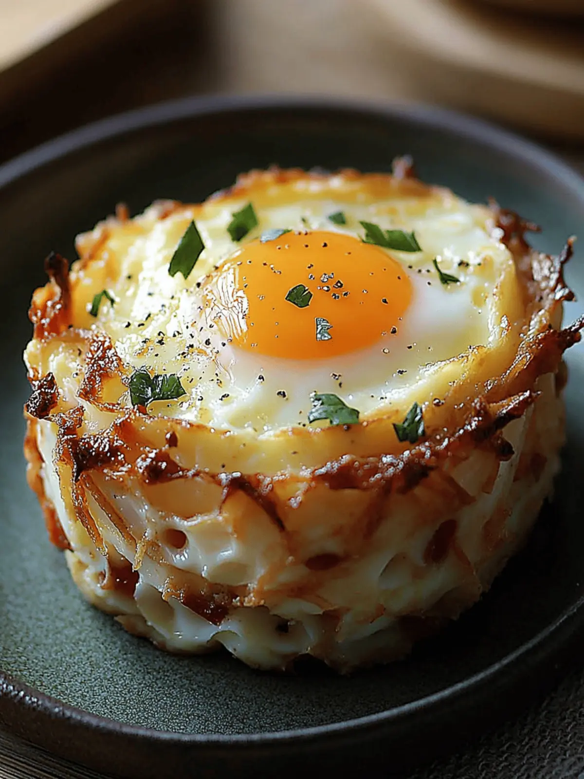 Baked Eggs Napoleon