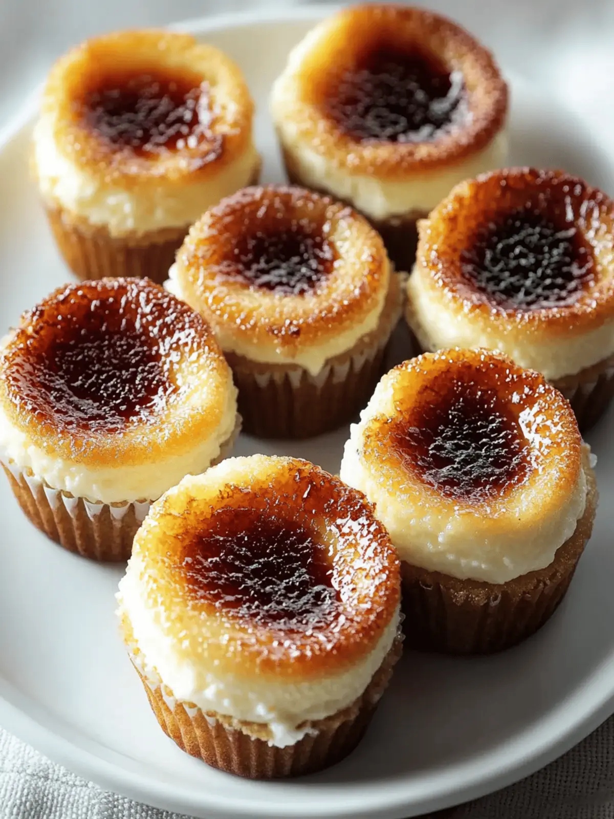 Decadent Vanilla Bean Cr me Br »l e Cheesecake Cupcakes 2 Vanilla Bean Cr me Br »l e Cheesecake Cupcakes