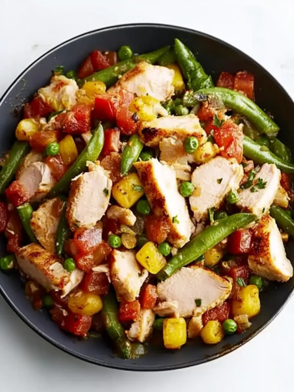 Turkey and Okra Skillet Dinner