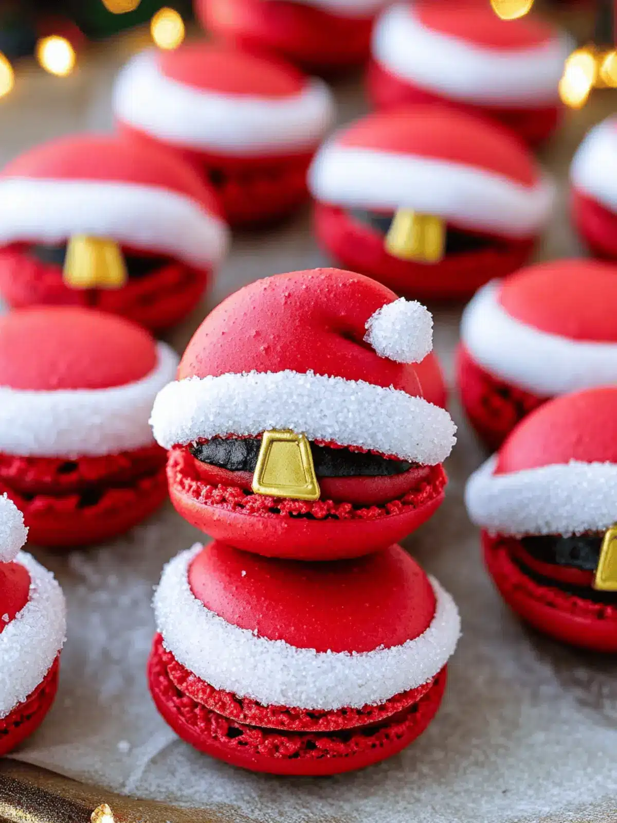 Santa Claus Macarons