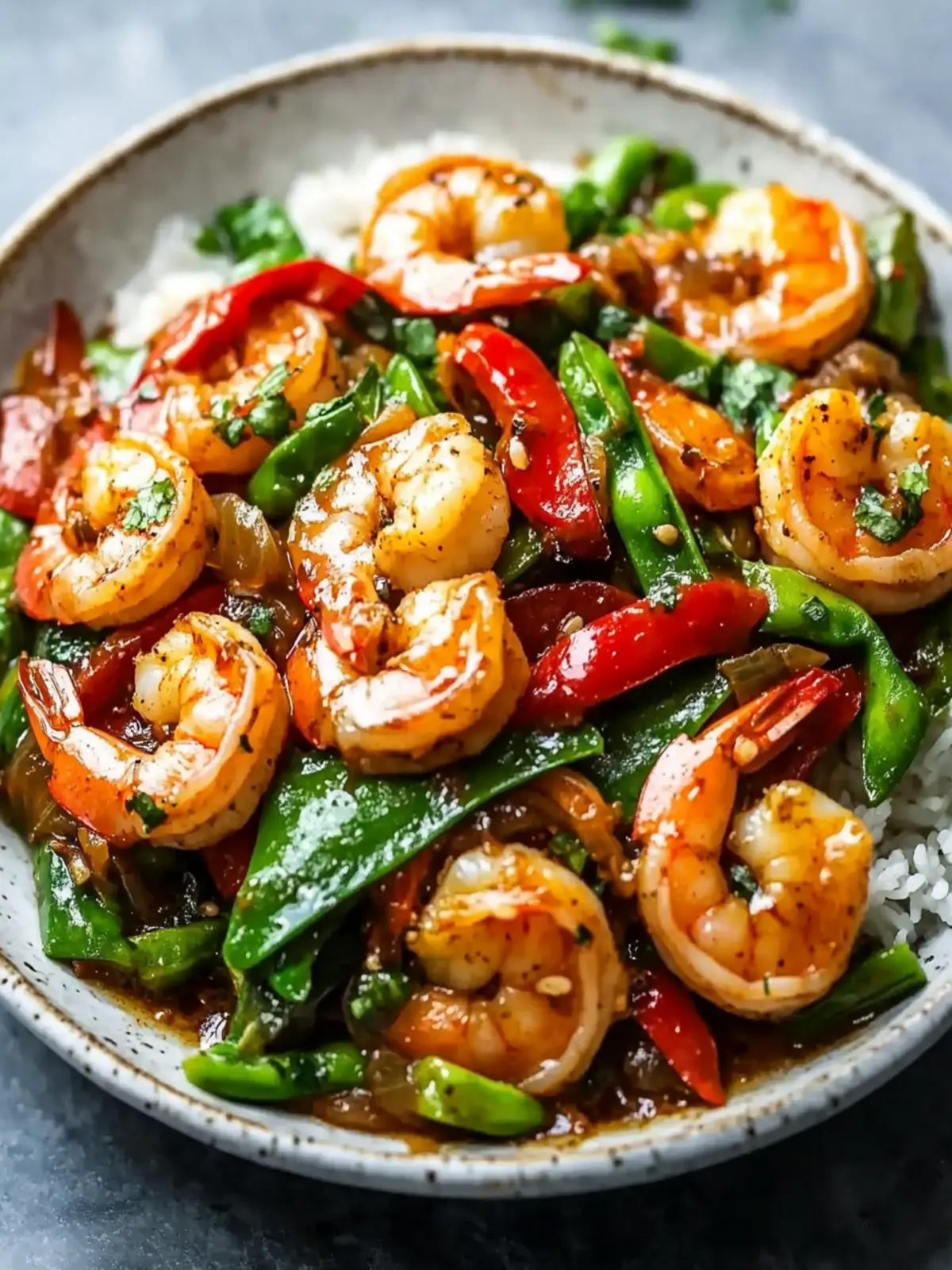 Garlic Shrimp Stir Fry