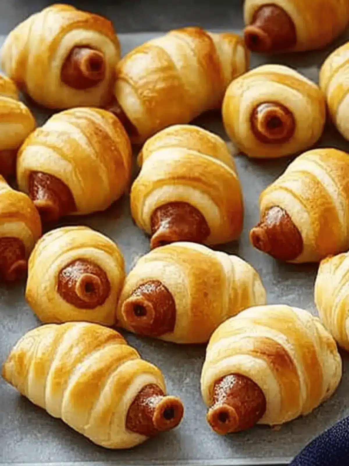 Mummy Pigs in a Blanket: Spooky Snacks for Halloween Fun 3 Mummy Pigs in a Blanket