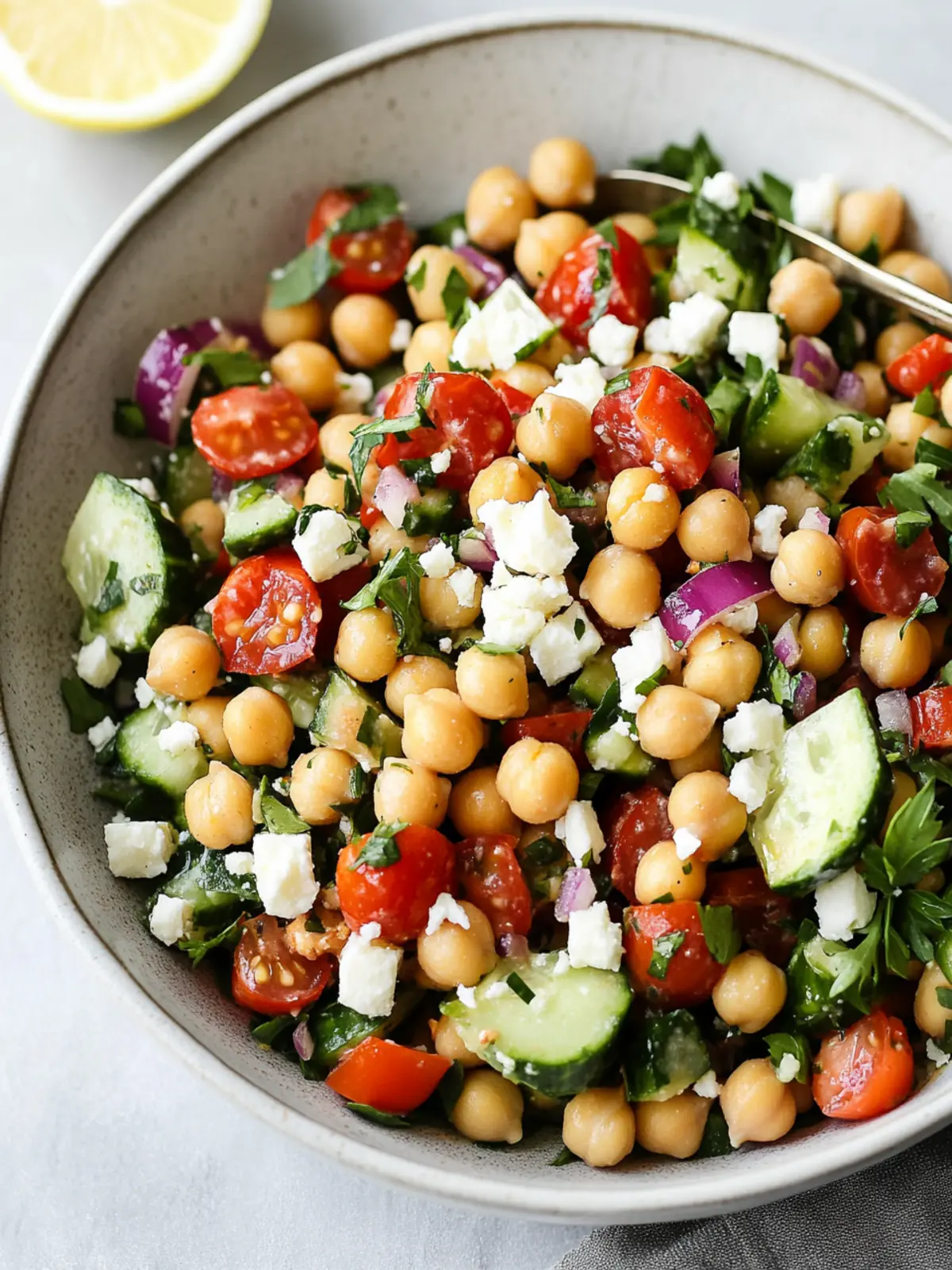 Mediterranean Chickpea Salad