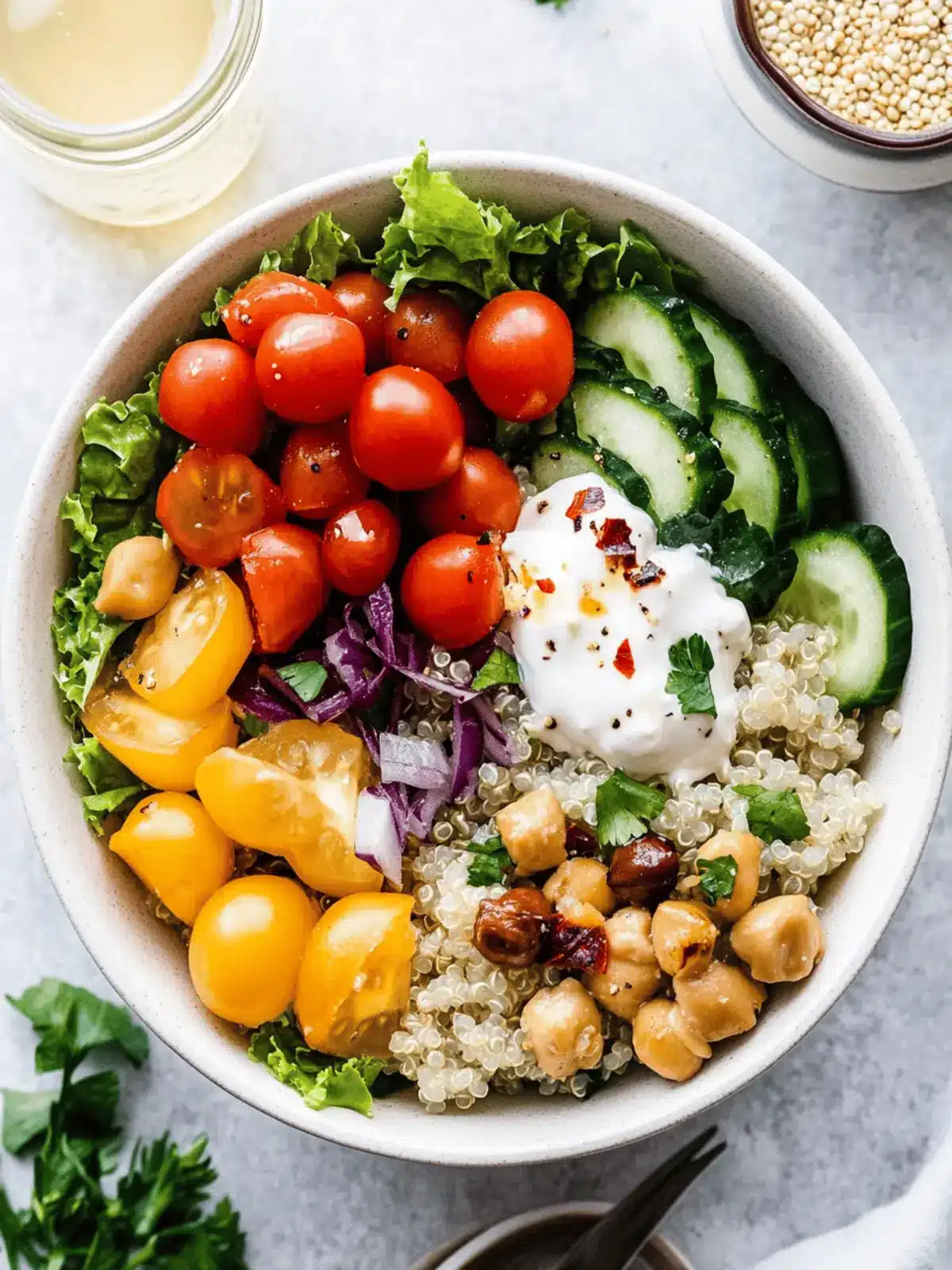 Mediterranean Quinoa Bowl