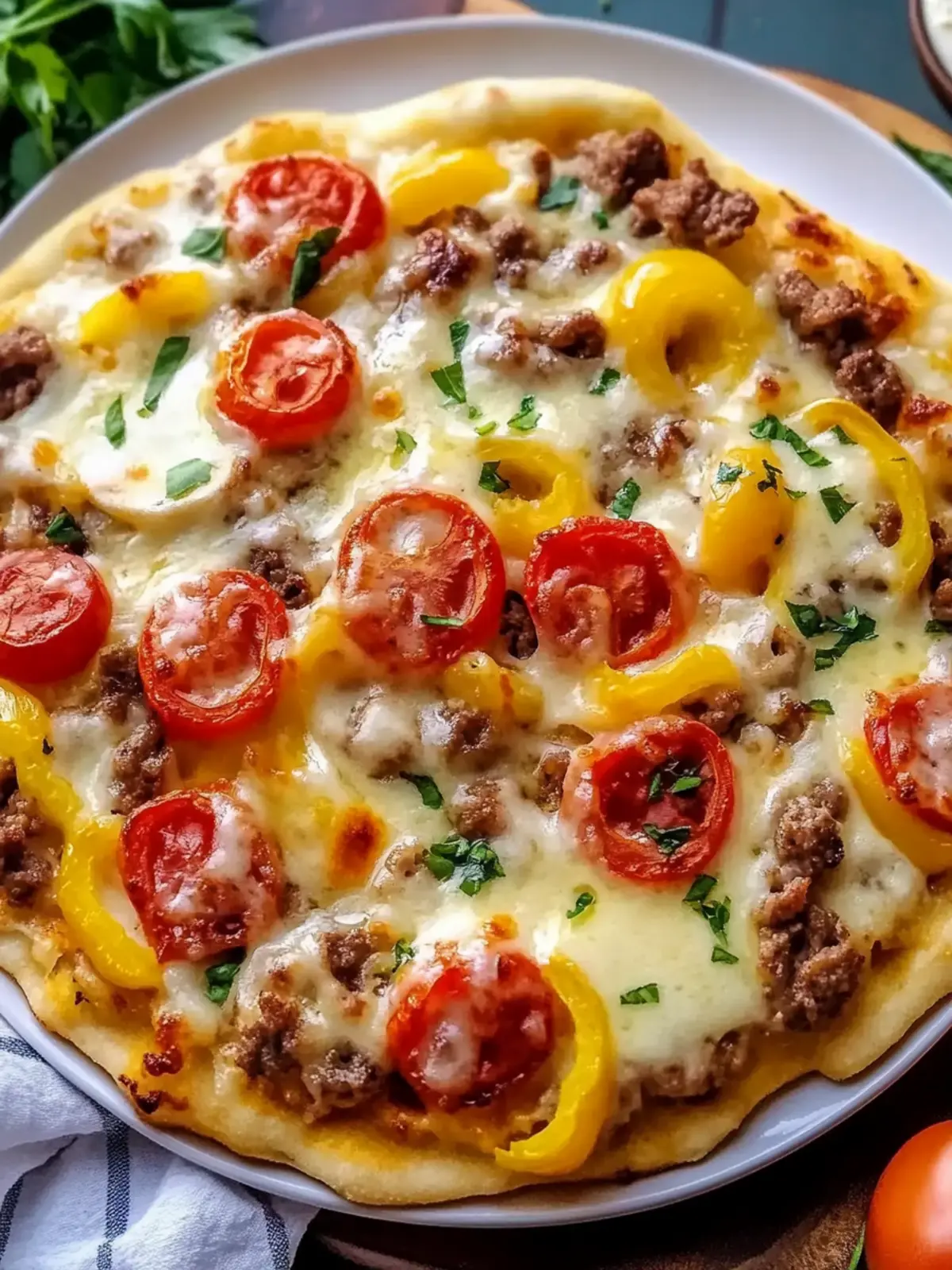 Breakfast Pizza Hash Brown Crust