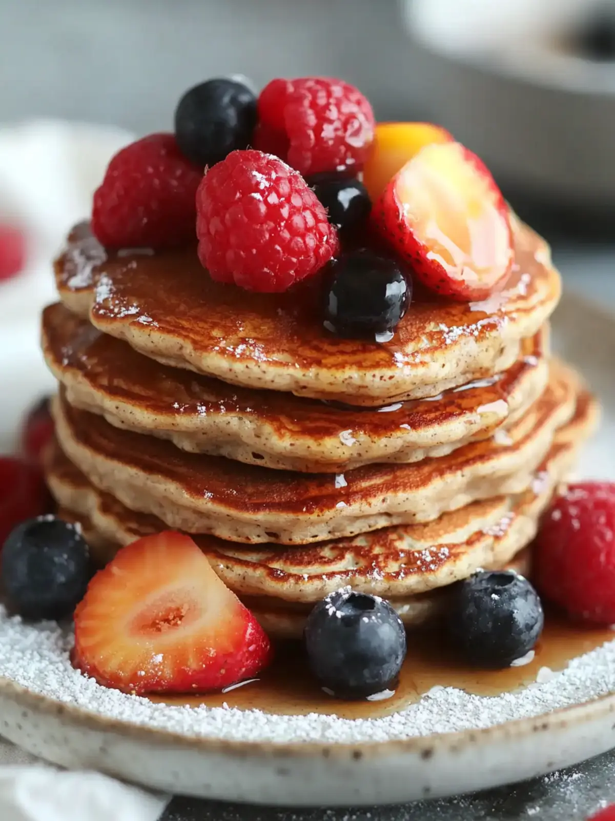 Oatmeal Pancakes with Protein Powder