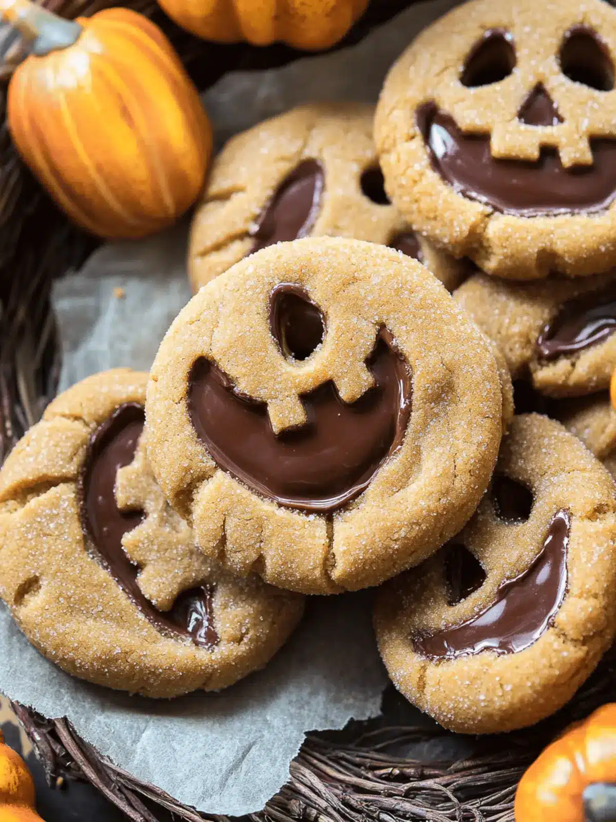 Milk Chocolate Stuffed Jack-O -Lantern Cookies You ll Love 2 Milk Chocolate Stuffed Jack-O -Lantern Cookies
