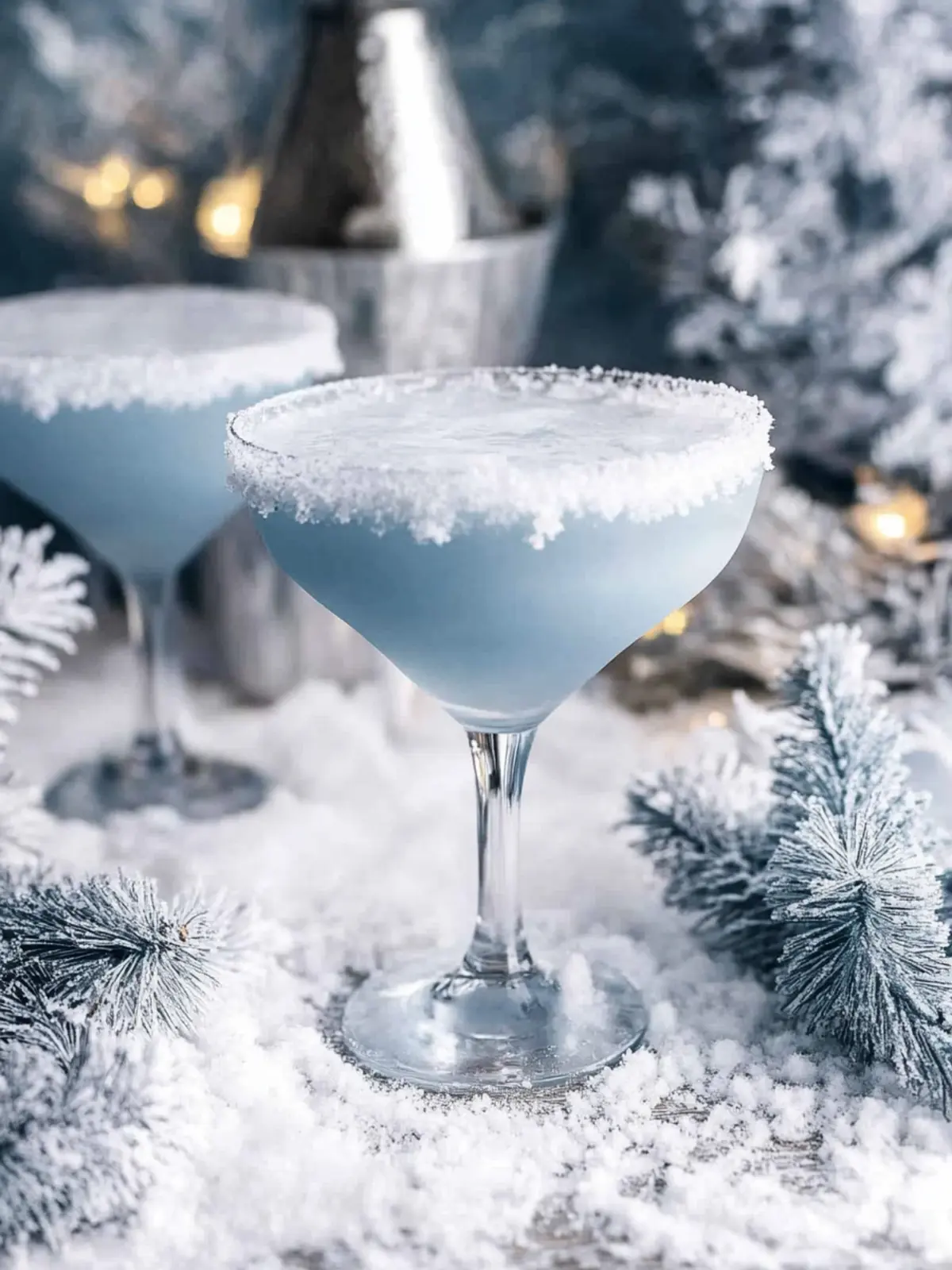 Jack Frost Cocktail with Empress Gin