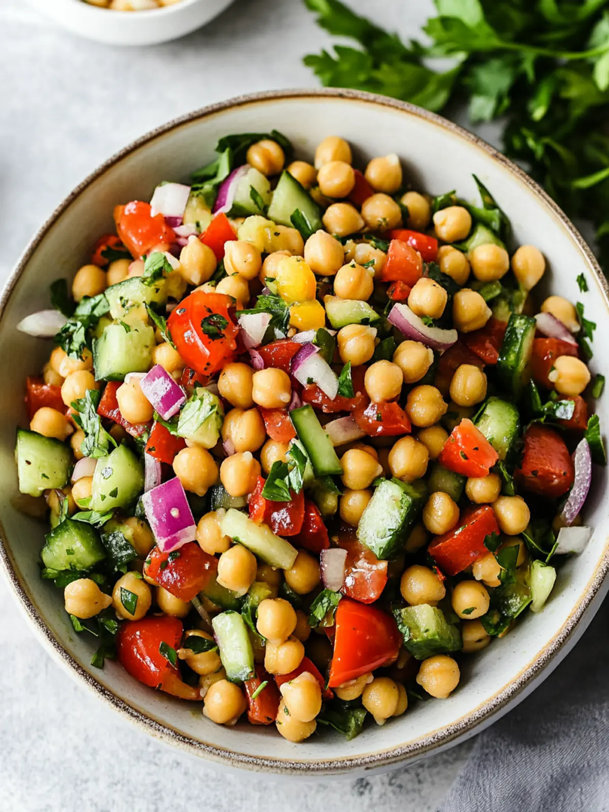 Mediterranean Chickpea Salad