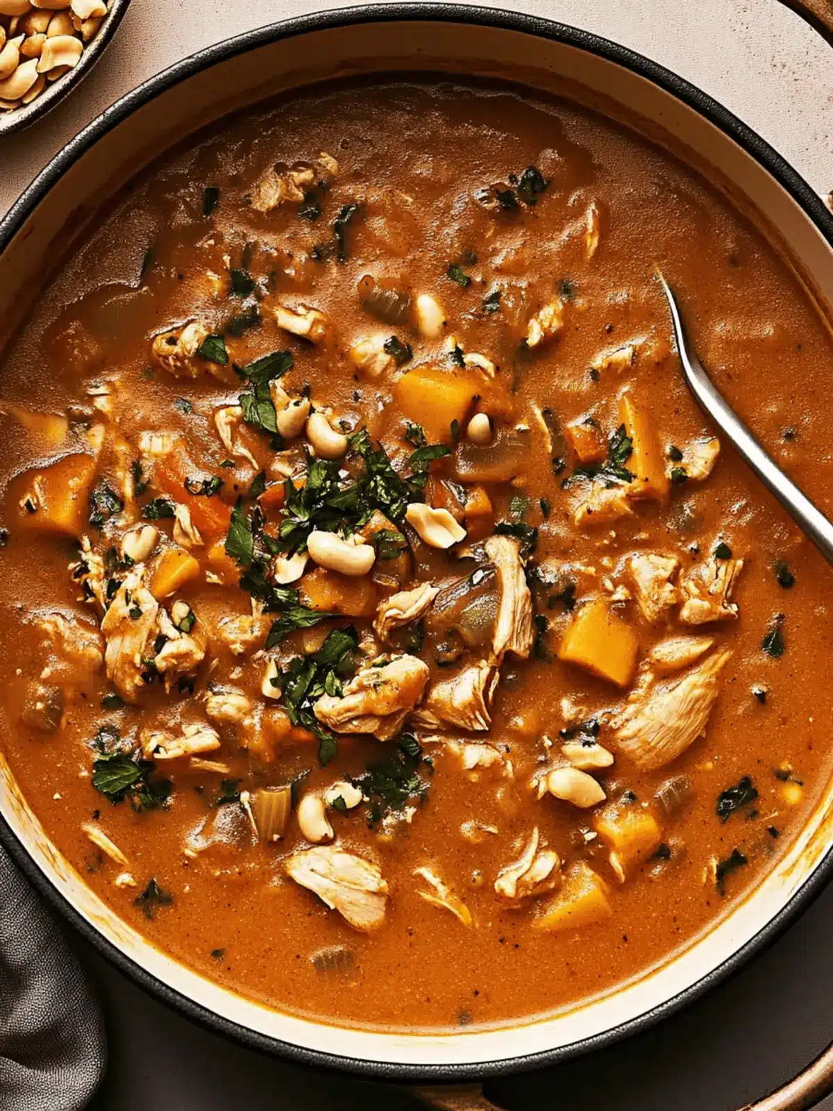 West African-Inspired Chicken & Peanut Stew