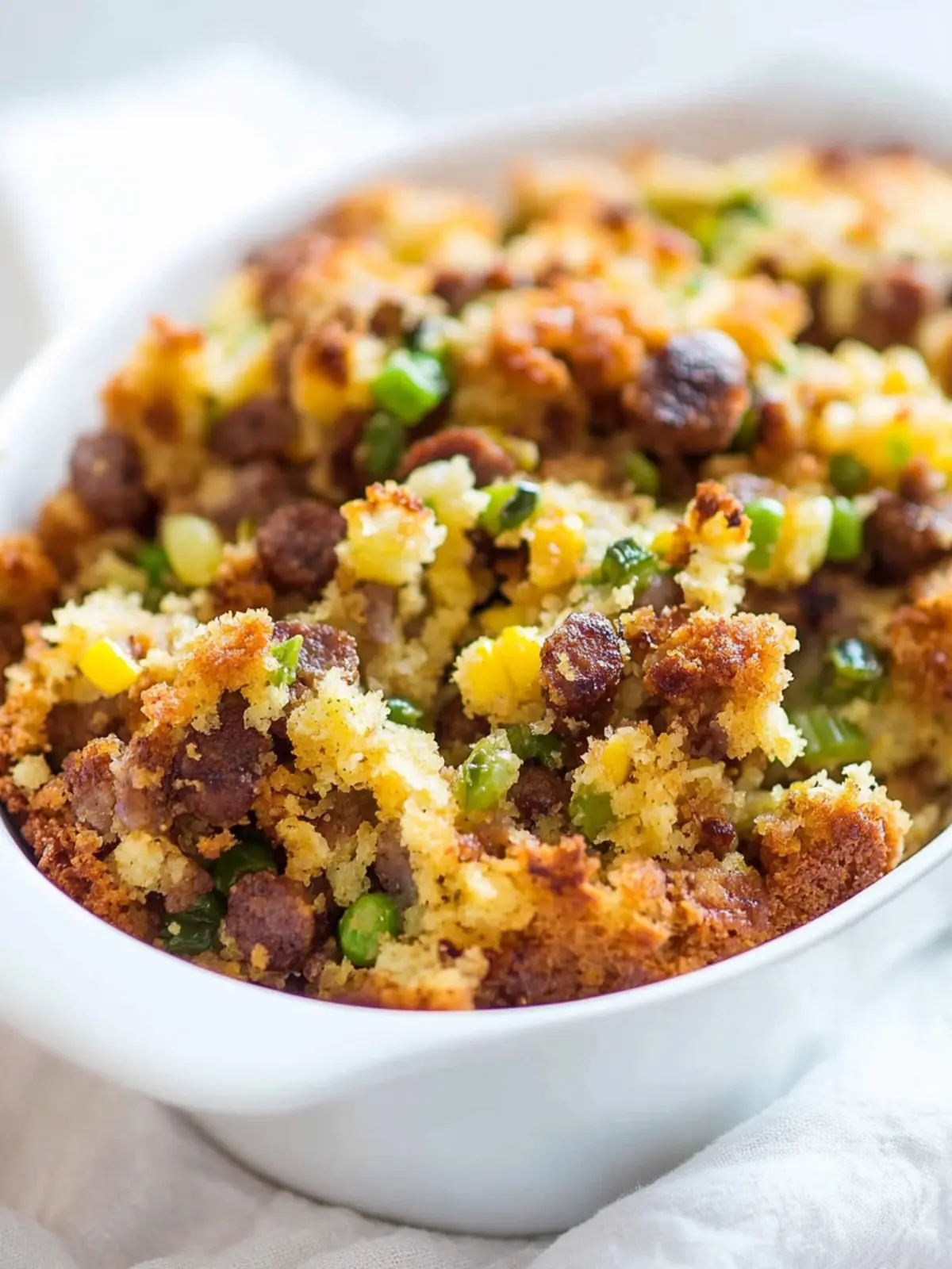 Cornbread Dressing with Sausage
