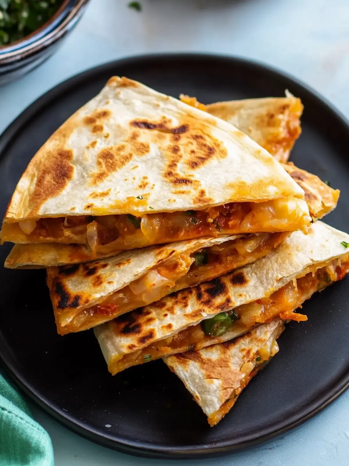 Kimchi Quesadillas