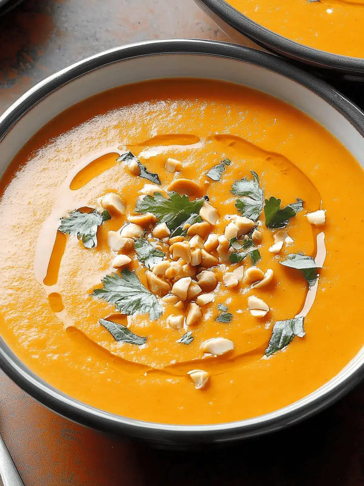 Slow-Cooker Thai Butternut Squash Peanut Soup