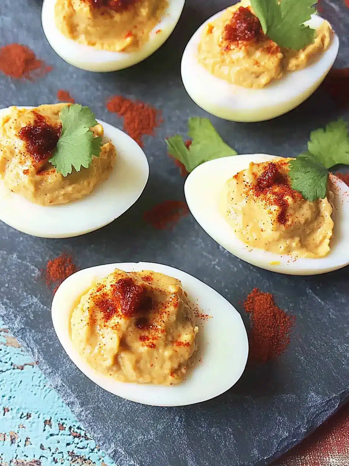 Spicy Smoky Chipotle Deviled Eggs