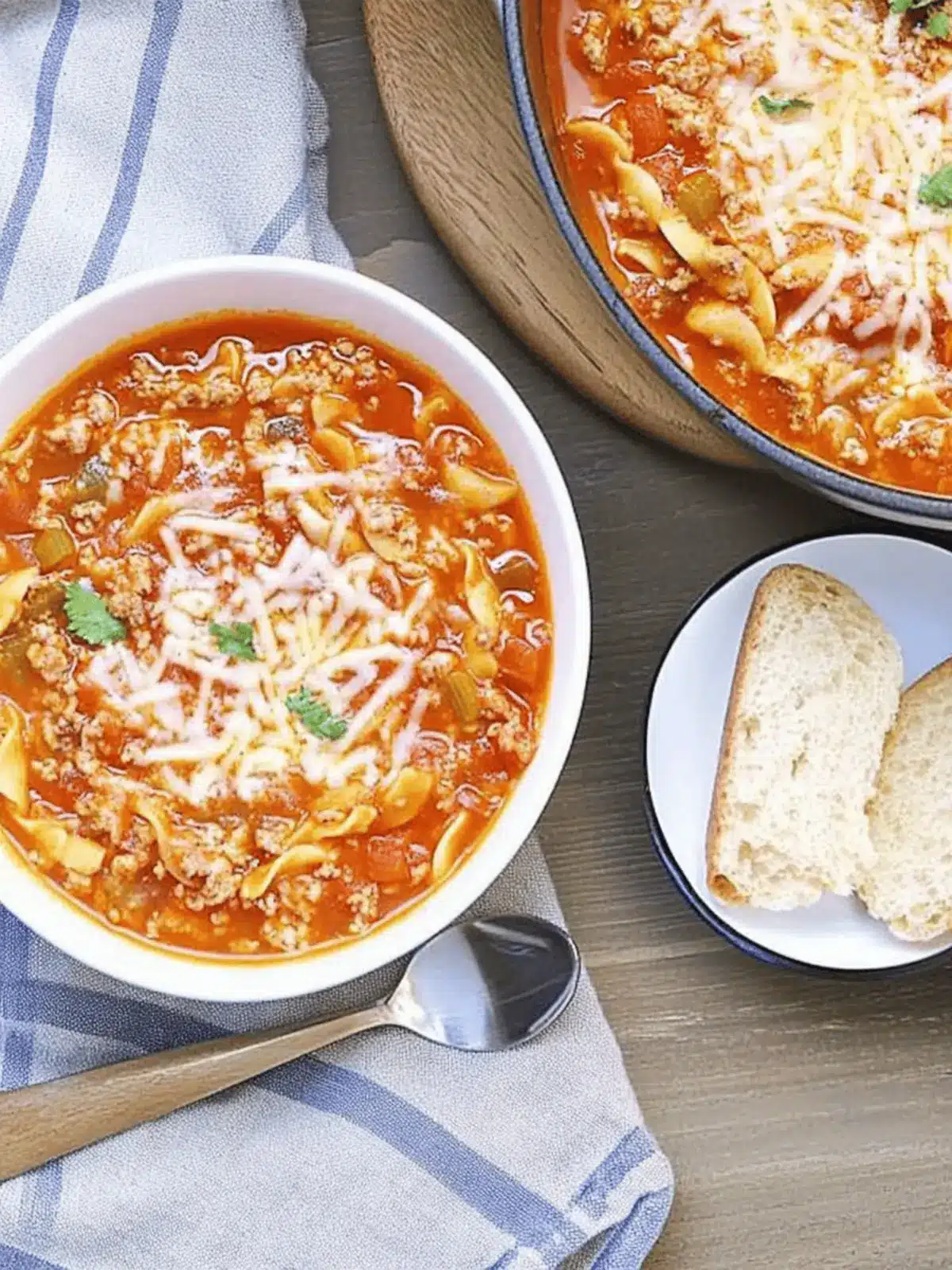 Slow Cooker Lasagna Soup