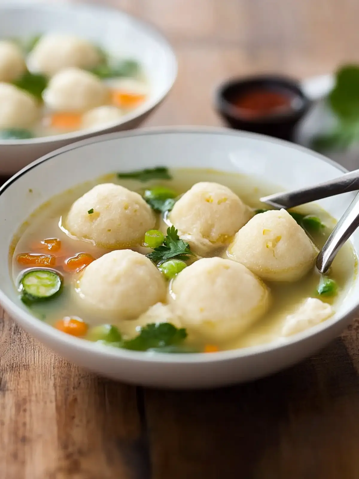 Masa Ball Soup (Corn Dumplings in Chicken Soup)