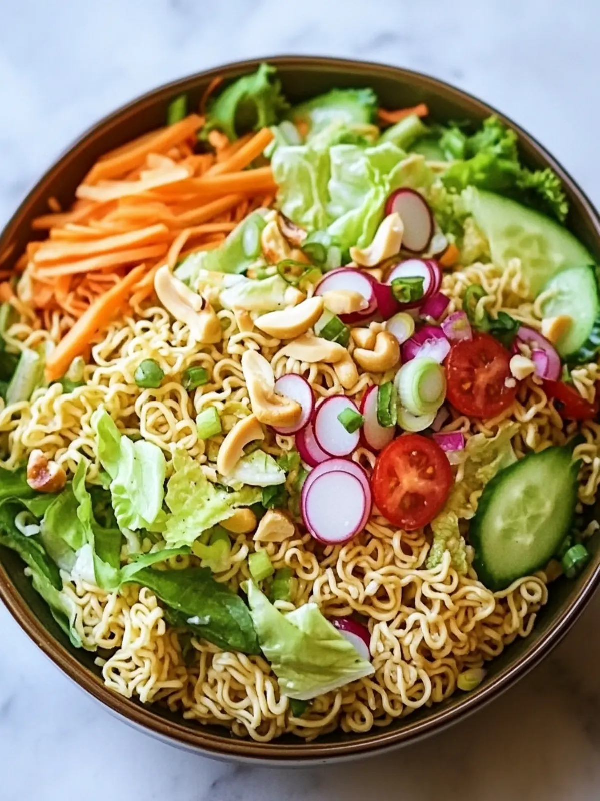 Easy Ramen Noodle Salad