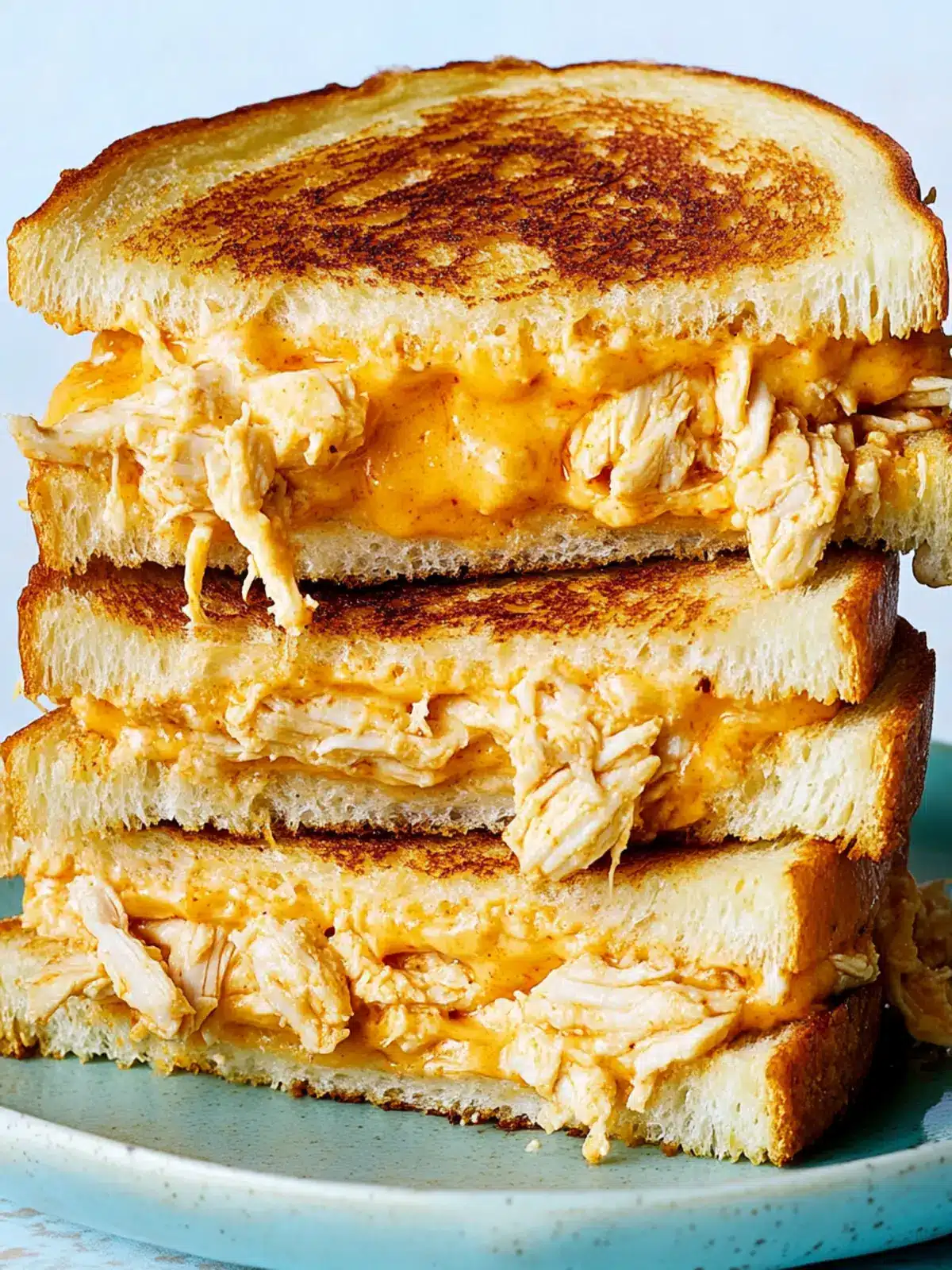 Buffalo Chicken Grilled Cheese