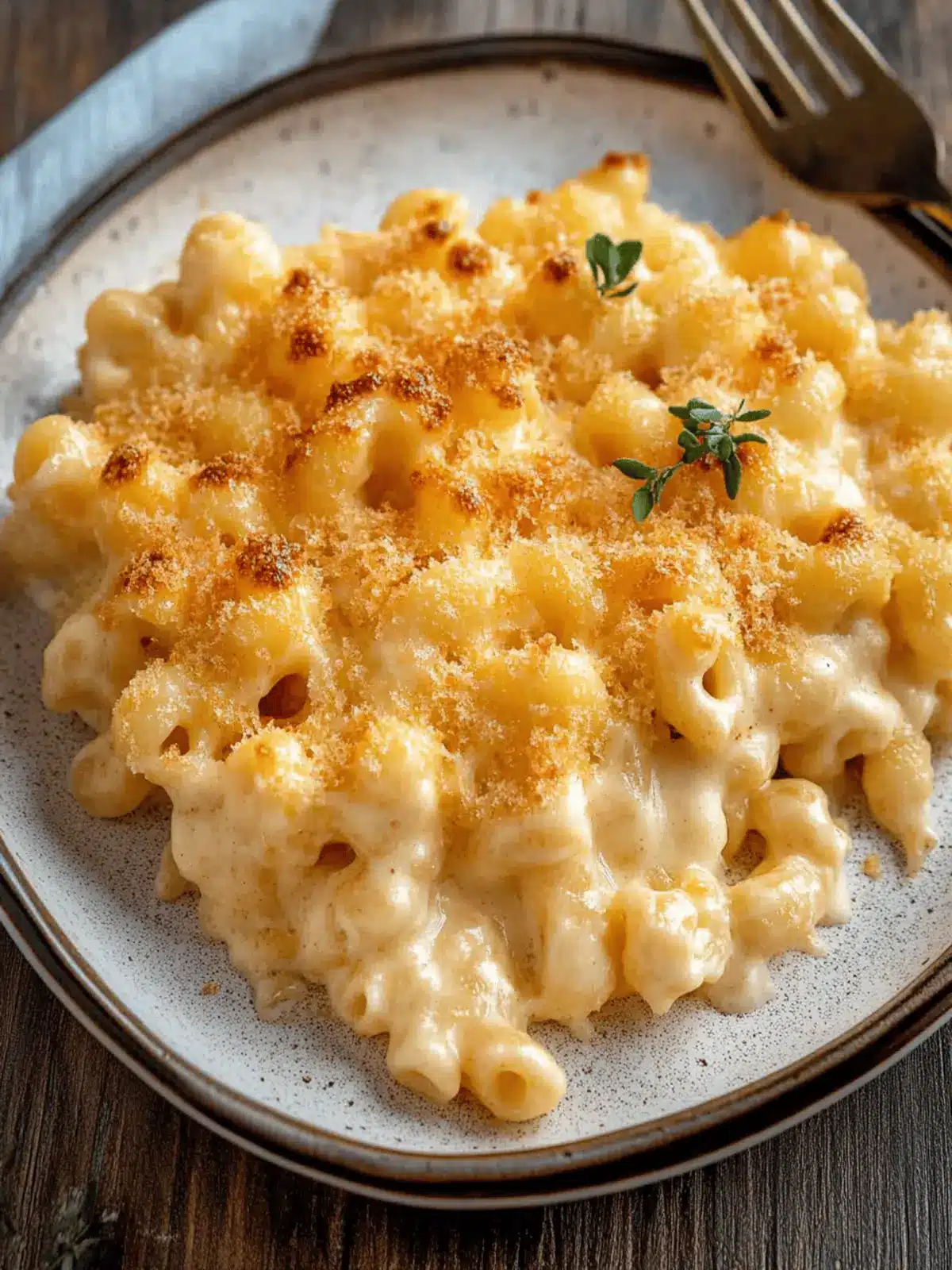 Homemade Baked Mac and Cheese