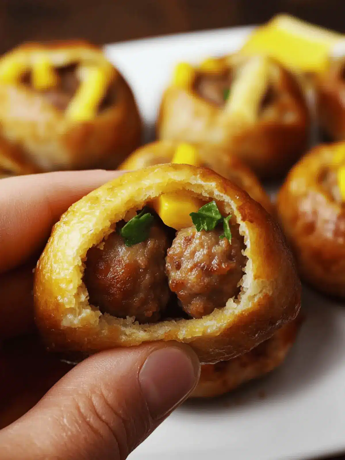 Meatball Mummies: Spooky, Savory Bites for Halloween Fun 3 Meatball Mummies