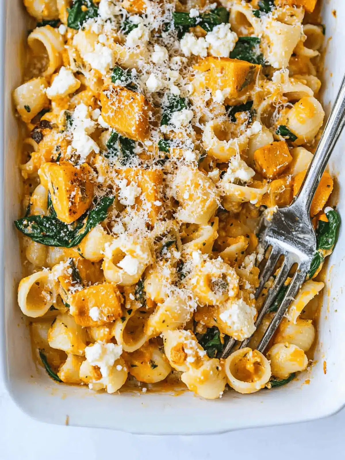 Pumpkin Feta Pasta
