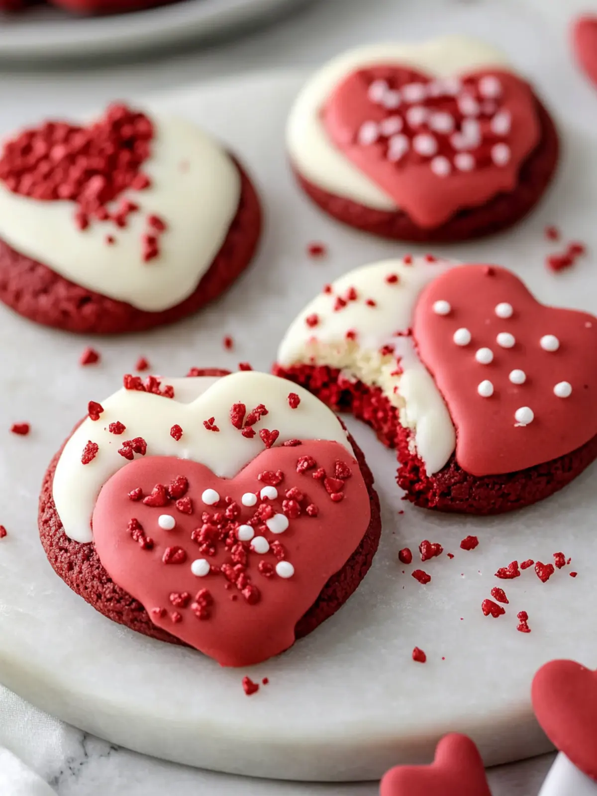Valentines Day Red Velvet Cookies Recipe