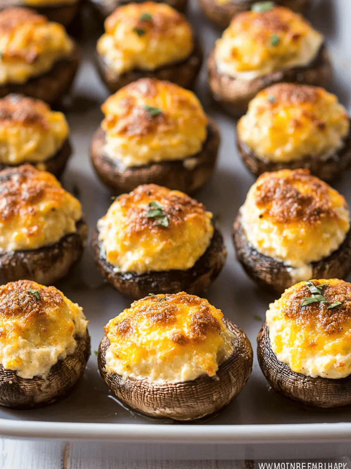Cream Cheese Stuffed Mushrooms