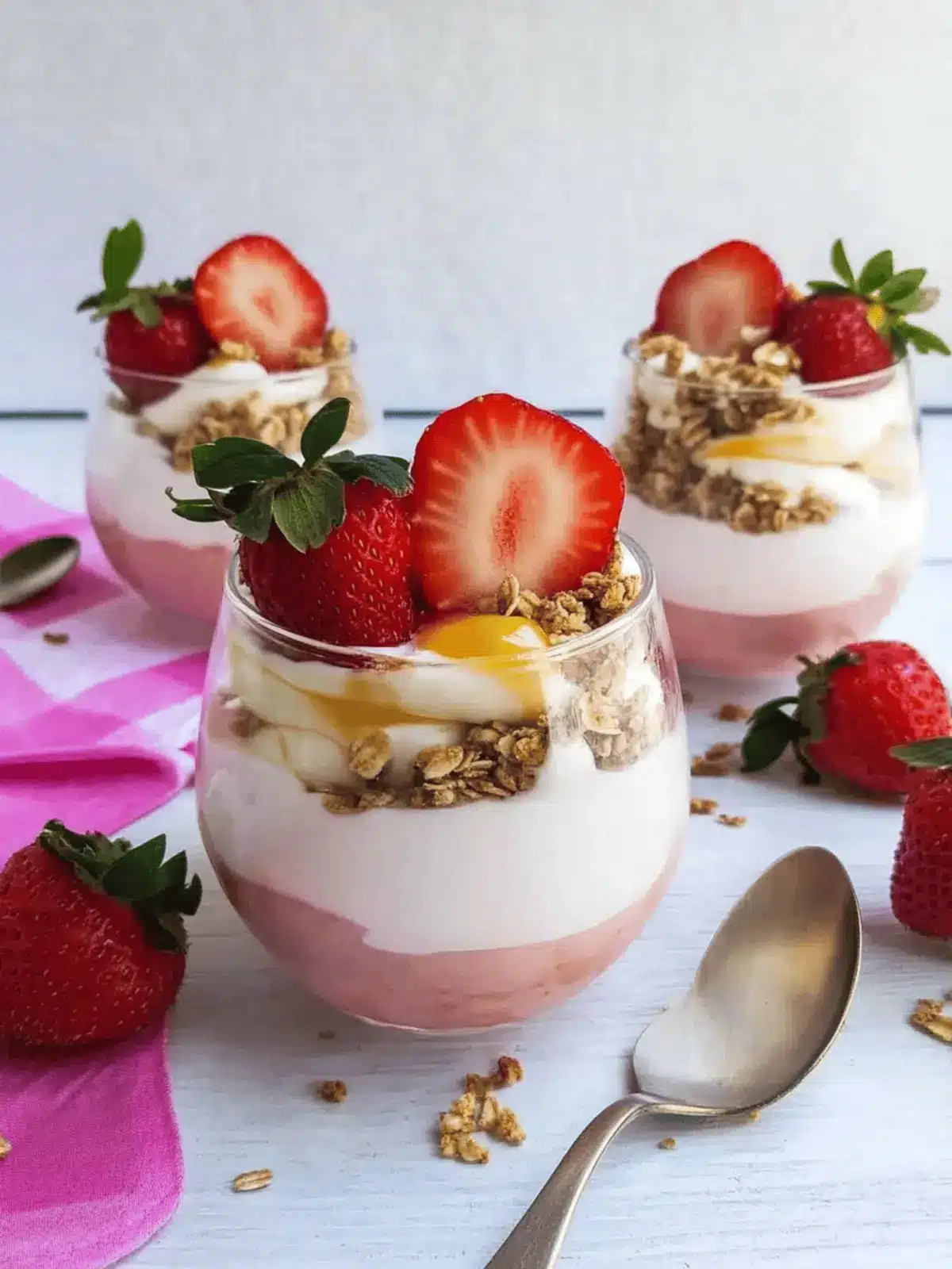 Delicious Healthy Strawberry Yogurt Parfaits for Guilt-Free Joy 4 Healthy Strawberry Yogurt Parfaits