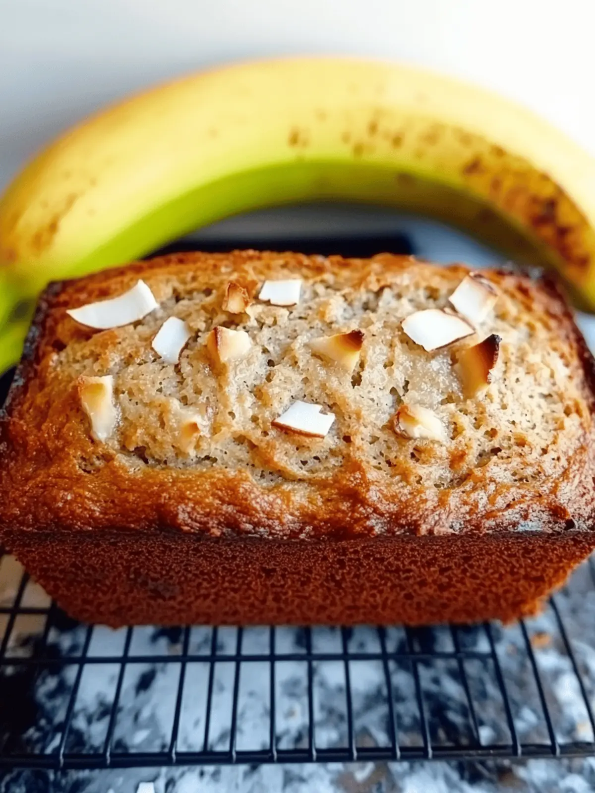 Delicious Coconut Banana Bread That Will Brighten Your Day 4 Coconut Banana Bread