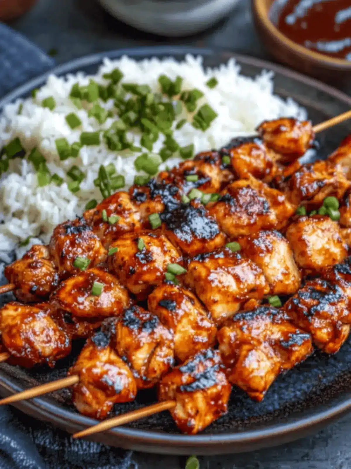 Savory Korean BBQ Chicken Skewers for a Flavor Explosion 4 Korean BBQ Chicken Skewers