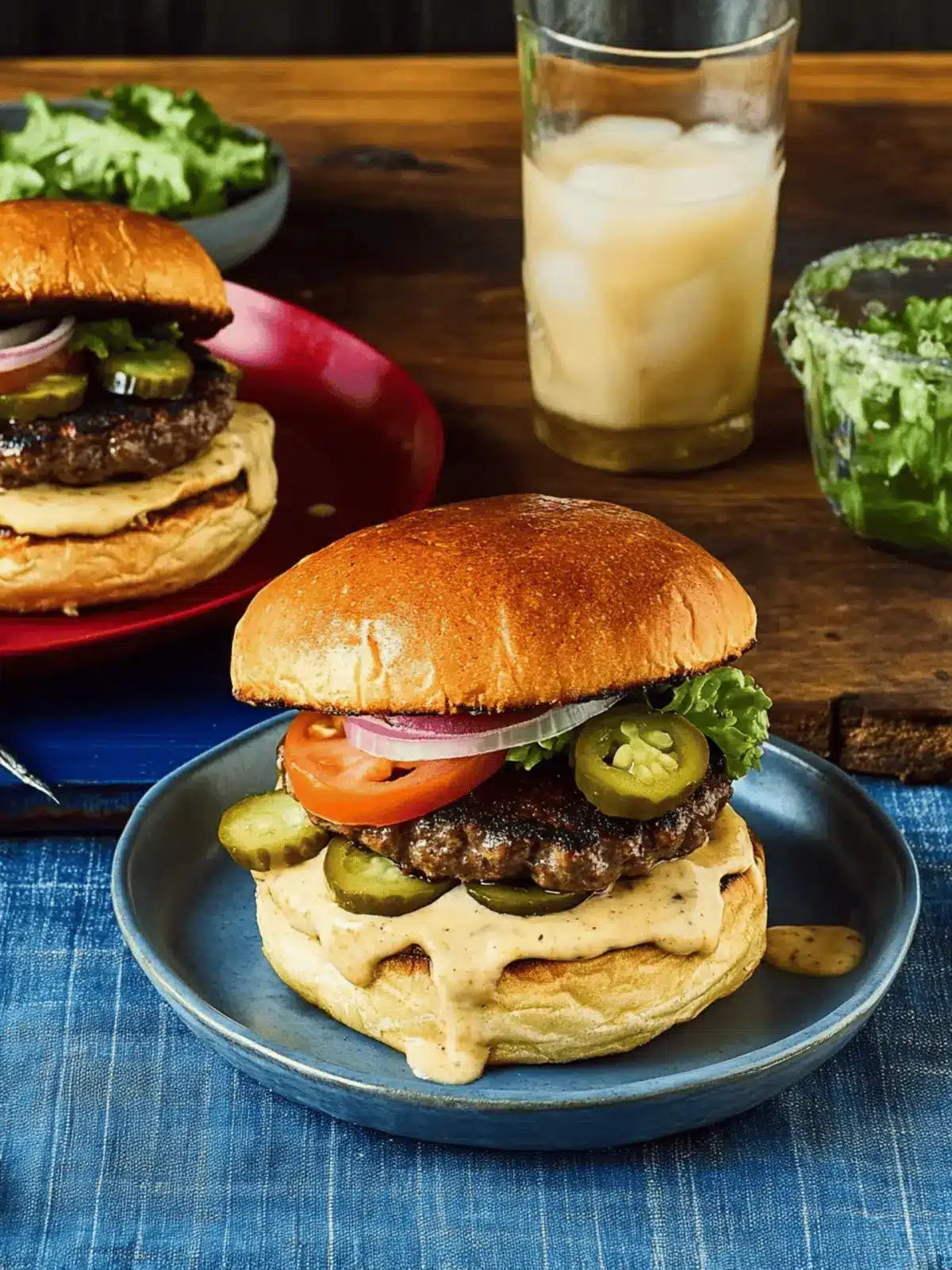 Spicy Queso Burgers