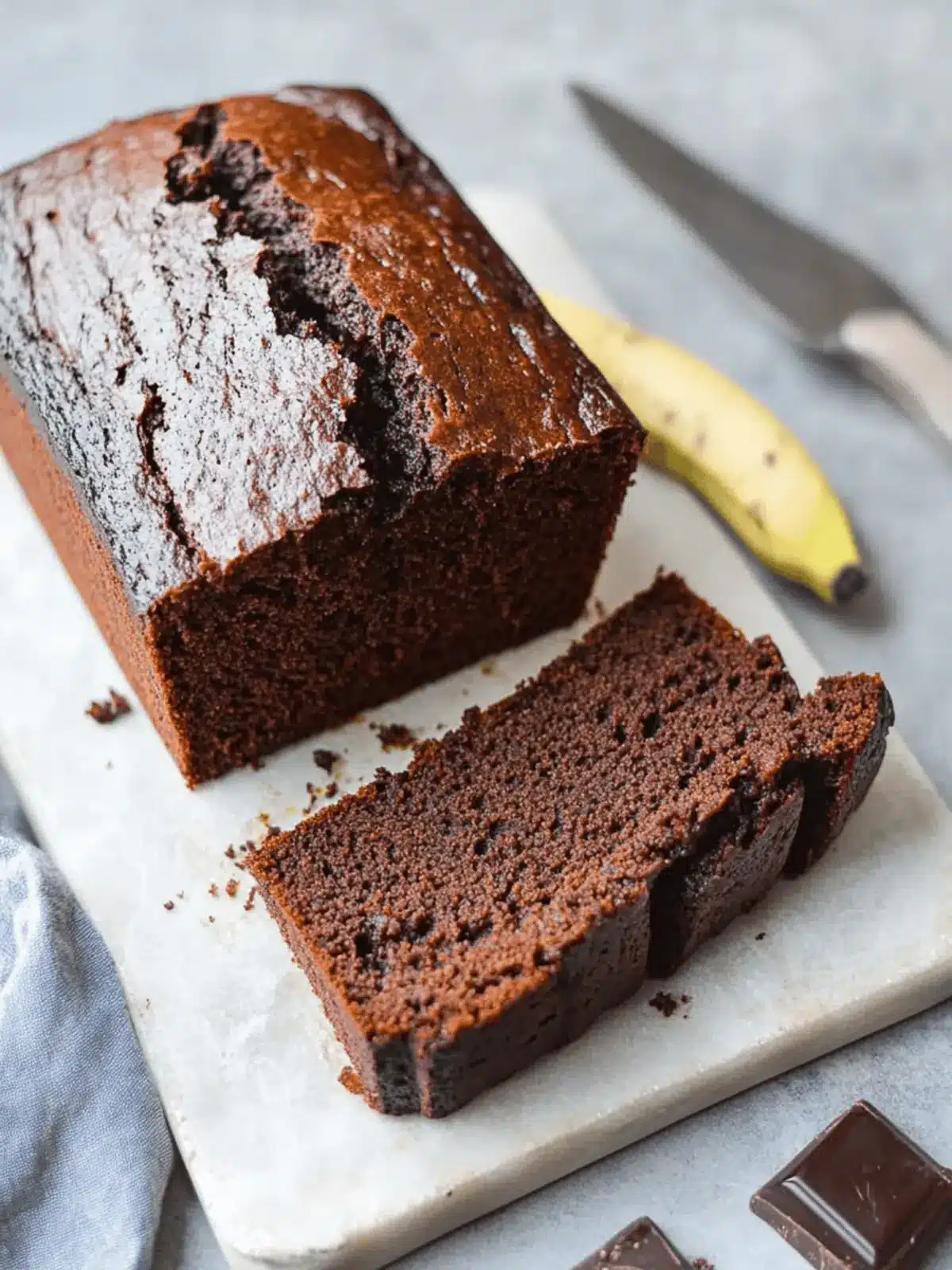 Indulge in Rich Chocolate Banana Bread: Your New Favorite Treat 2 Rich Chocolate Banana Bread