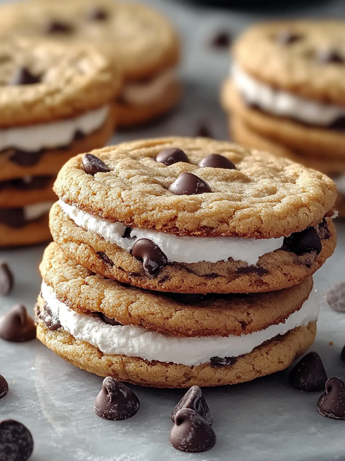 Irresistible Chocolate Chip Cookie Sandwiches