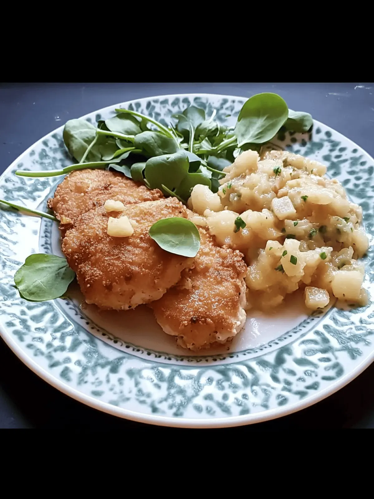 Breaded Chicken Limone with Garlic Brussels Sprouts Delight 3 Breaded Chicken Limone