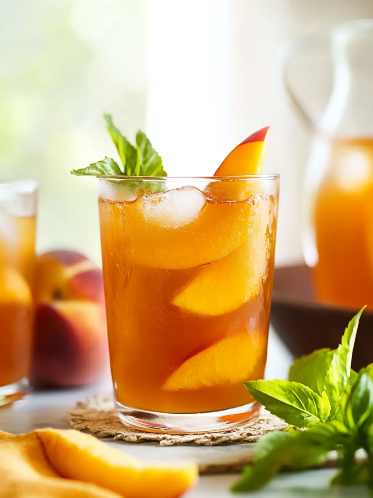 Georgia Peach Sweet Tea