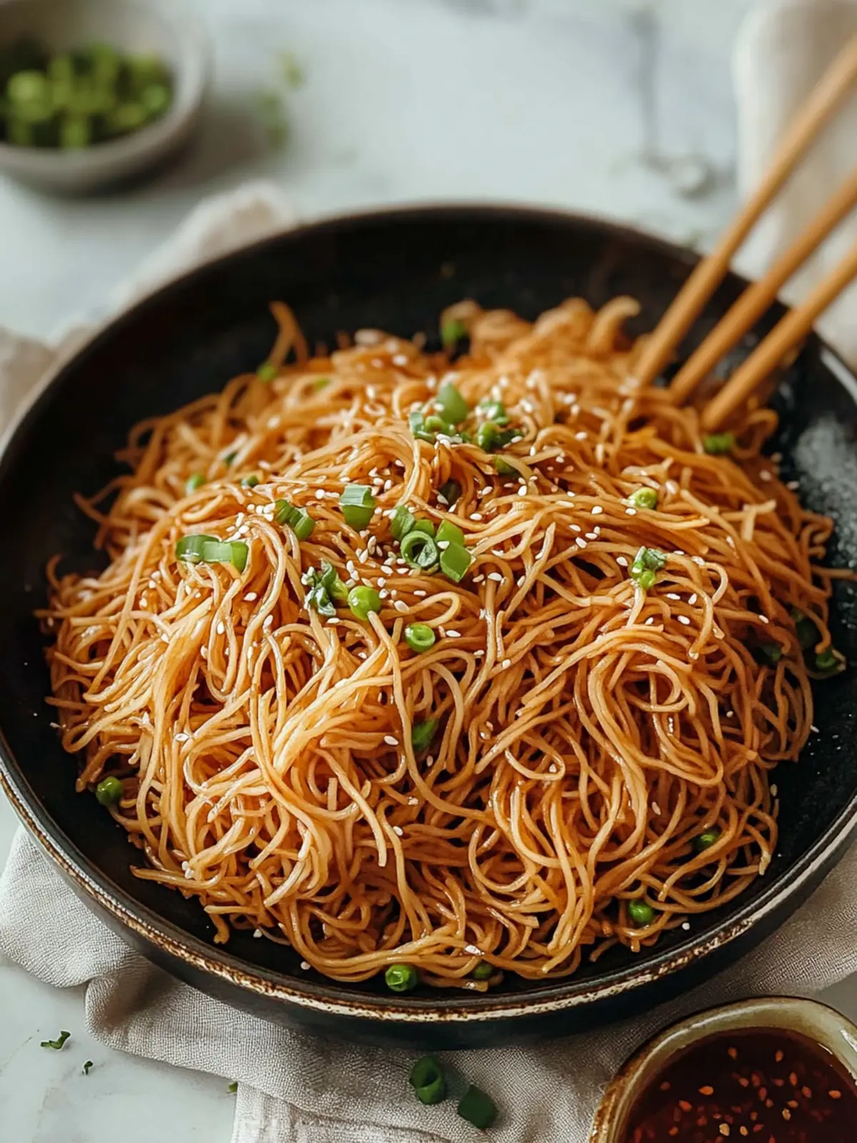 Soy Sauce Pan Fried Noodles