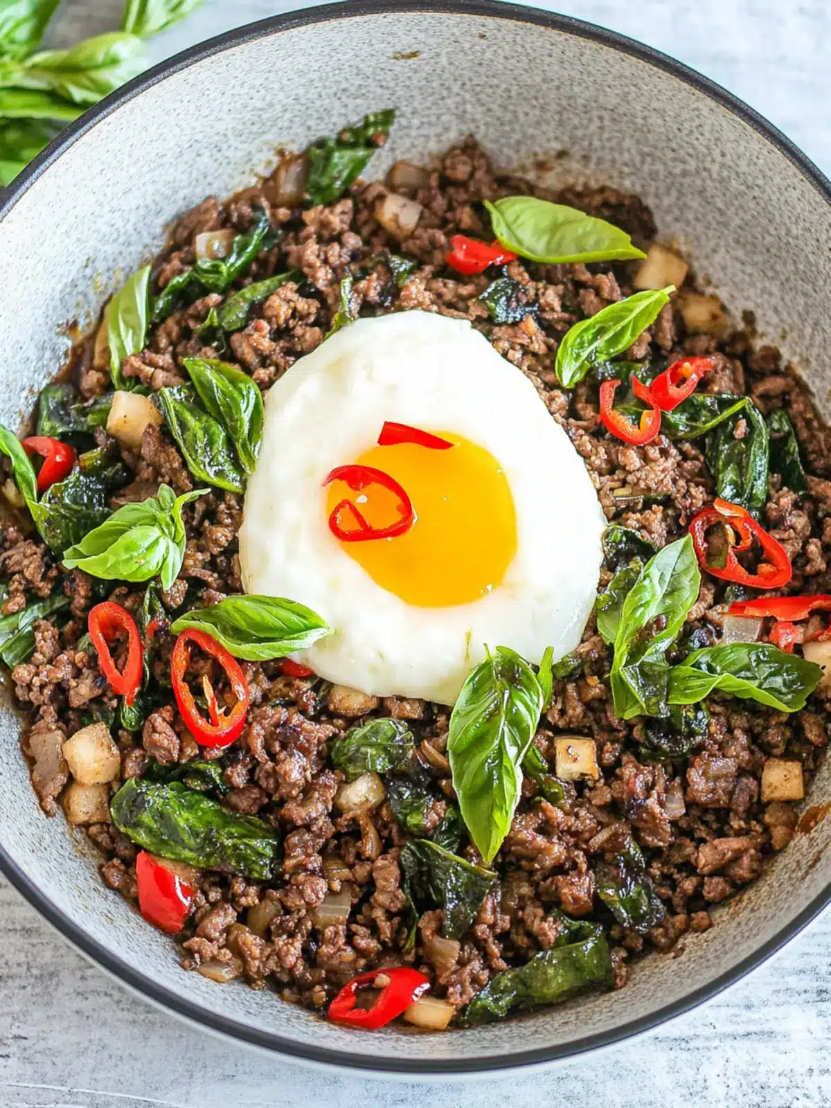 Thai Basil Beef Stir-Fry (Pad Krapow)