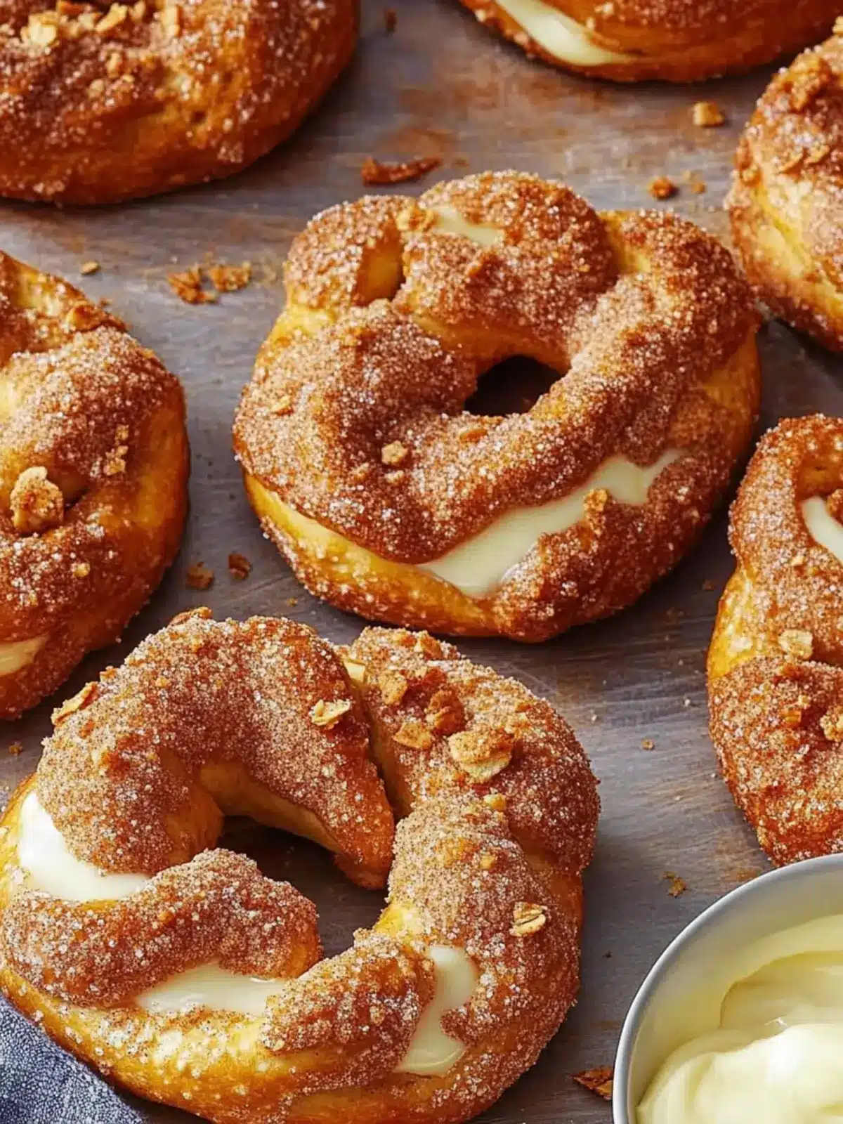 Cinnamon Crunch Soft Pretzels