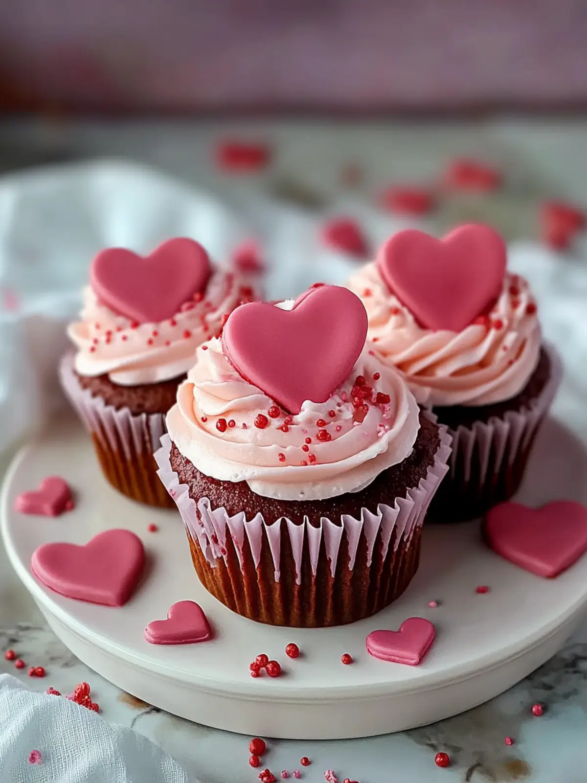 Valentine s Day Heart Shaped Cupcake