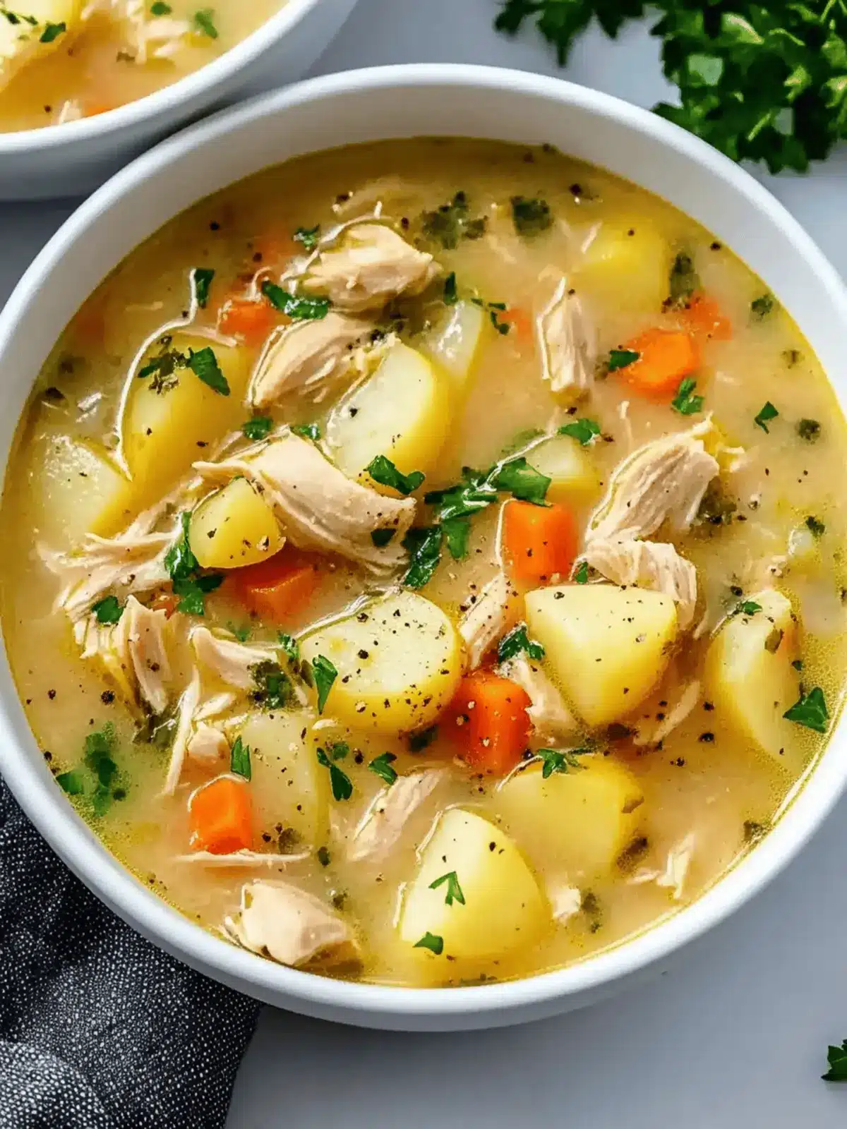 Comforting Chicken Soup with Potatoes for Ultimate Coziness 3 Comforting Chicken Soup with Potatoes